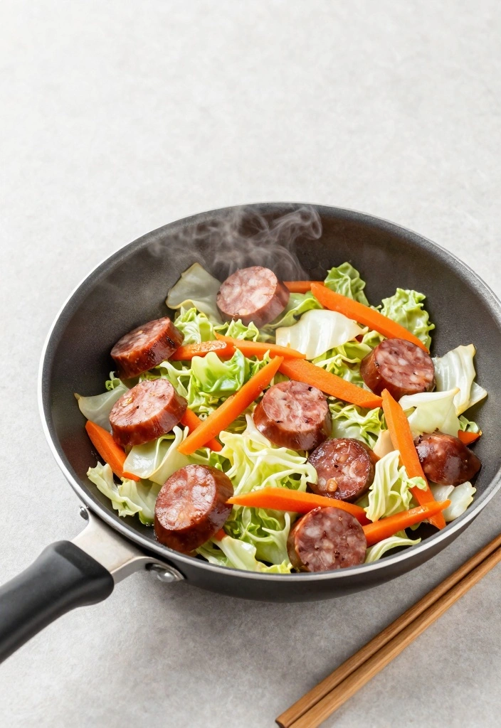 10 Polish Sausage Recipes for Bold Cozy Dinners 23 10 Polish Sausage Recipes for Bold Cozy Dinners - 3. Polish Sausage and Cabbage Stir-Fry