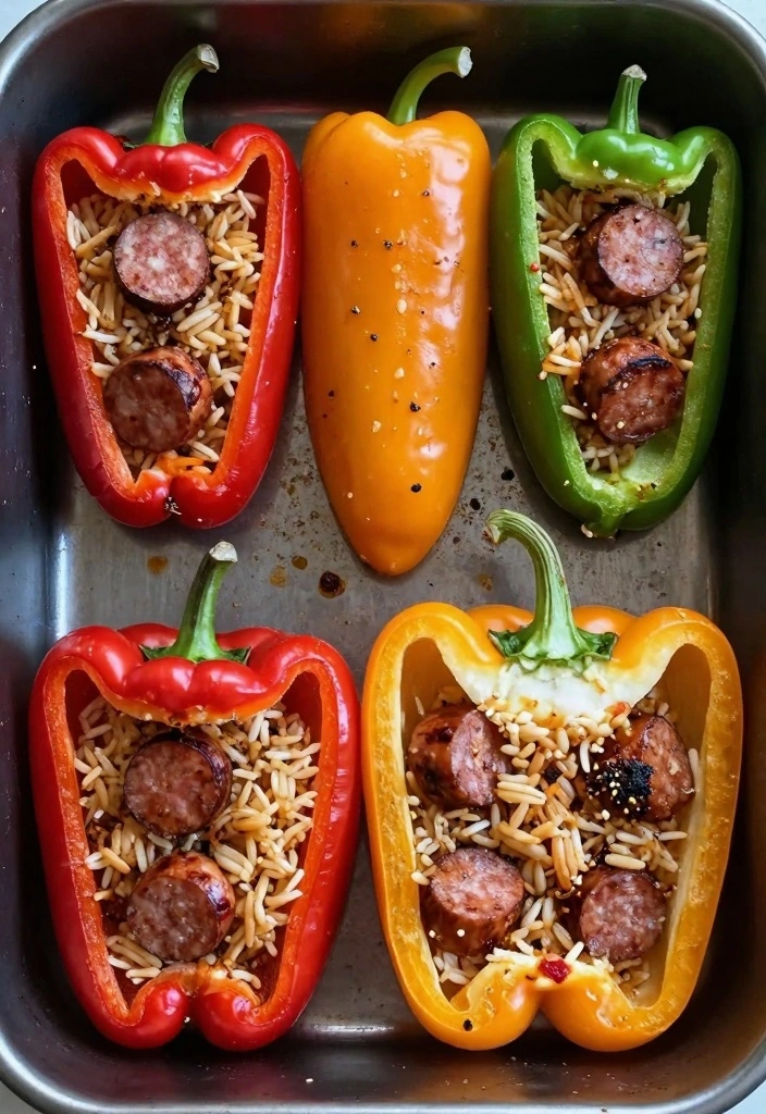 10 Polish Sausage Recipes for Bold Cozy Dinners 34 10 Polish Sausage Recipes for Bold Cozy Dinners - 4. Polish Sausage Stuffed Peppers