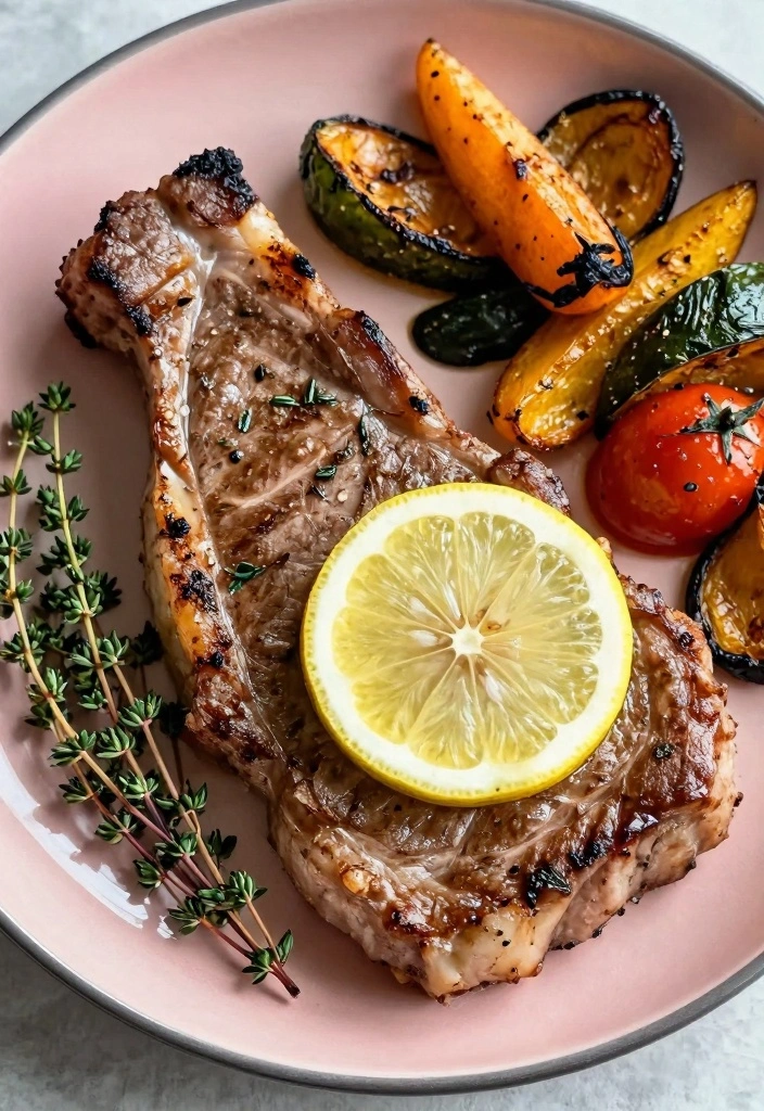 10 Pork Steak Recipes for Rich Juicy Weeknight Meals 34 10 Pork Steak Recipes for Rich Juicy Weeknight Meals - 4. Lemon Herb Marinated Pork Steaks