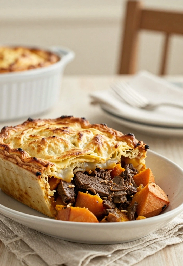 10 Potato and Ground Beef Recipes for Cozy Budget Friendly Dinners 100 10 Potato and Ground Beef Recipes for Cozy Budget Friendly Dinners - 10. Sweet Potato and Beef Shepherd's Pie