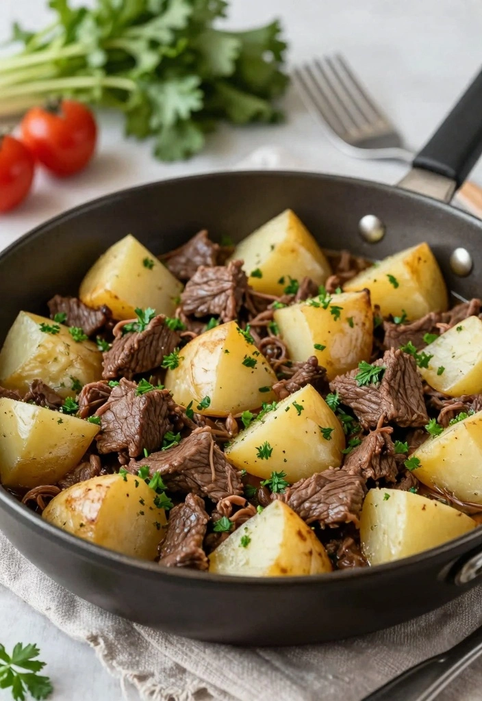 10 Potato and Ground Beef Recipes for Cozy Budget Friendly Dinners 12 10 Potato and Ground Beef Recipes for Cozy Budget Friendly Dinners - 2. Beef and Potato Skillet