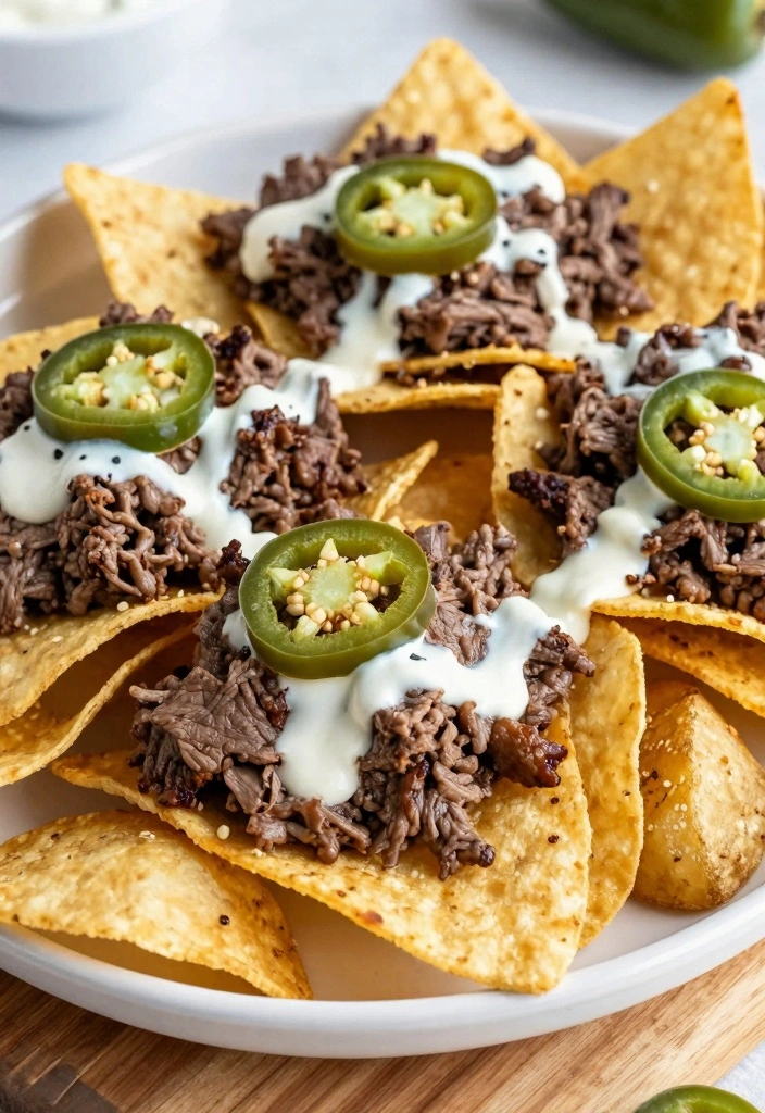 10 Potato and Ground Beef Recipes for Cozy Budget Friendly Dinners 89 10 Potato and Ground Beef Recipes for Cozy Budget Friendly Dinners - 9. Loaded Beef and Potato Nachos