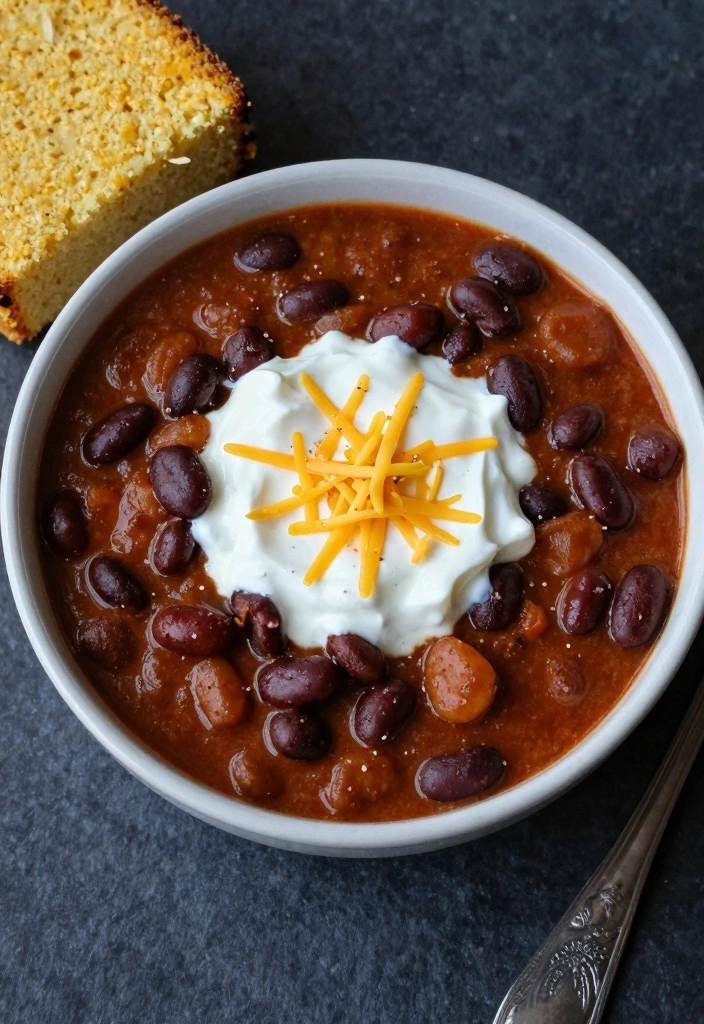 10 Sausage Crockpot Recipes for Simple Hands Off Meals 53 10 Sausage Crockpot Recipes for Simple Hands Off Meals - 6. Spicy Sausage and Bean Chili