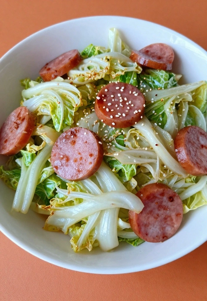 10 Sausage Crockpot Recipes for Simple Hands Off Meals 86 10 Sausage Crockpot Recipes for Simple Hands Off Meals - 9. Sausage and Cabbage Stir-Fry