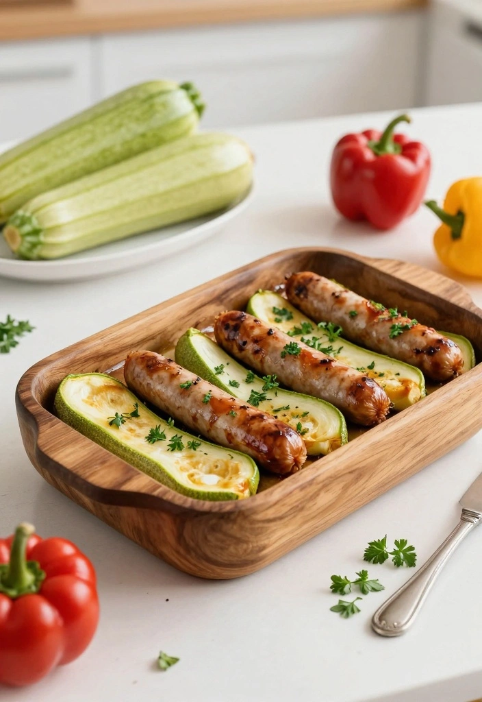 10 Sausage and Zucchini Recipes for Fresh Quick Meals 1 10 Sausage and Zucchini Recipes for Fresh Quick Meals - 1. One-Pan Italian Sausage and Zucchini Bake