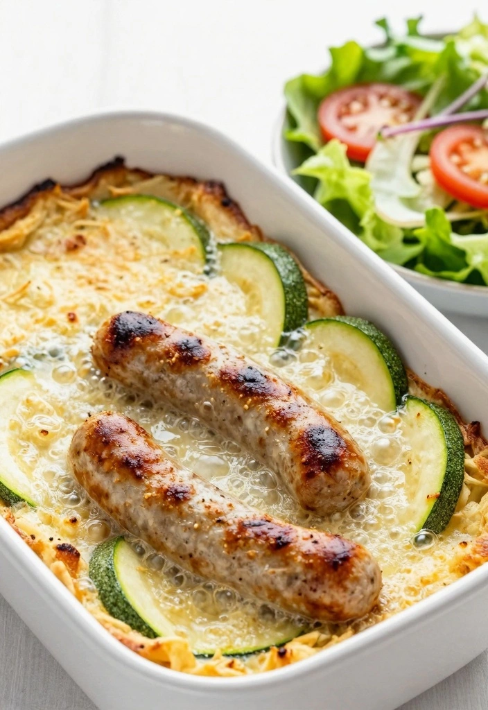 10 Sausage and Zucchini Recipes for Fresh Quick Meals 90 10 Sausage and Zucchini Recipes for Fresh Quick Meals - 9. Sausage and Zucchini Casserole