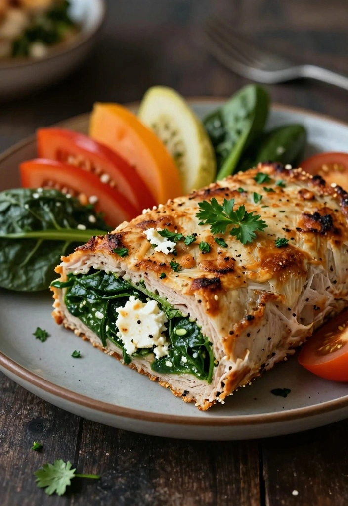 10 Turkey Meatloaf Recipes for Lighter Comforting Dinners - 2. Spinach and Feta Turkey Meatloaf