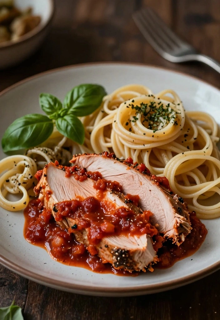 10 Turkey Meatloaf Recipes for Lighter Comforting Dinners - 5. Italian Herb Turkey Meatloaf with Marinara