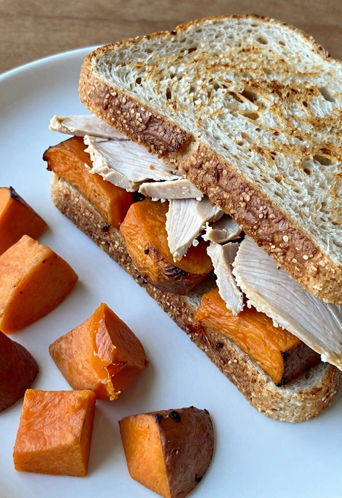 10 Turkey Sandwich Meat Recipes for Easy Tasty Lunches 41 10 Turkey Sandwich Meat Recipes for Easy Tasty Lunches - 5. Turkey and Sweet Potato Sandwich