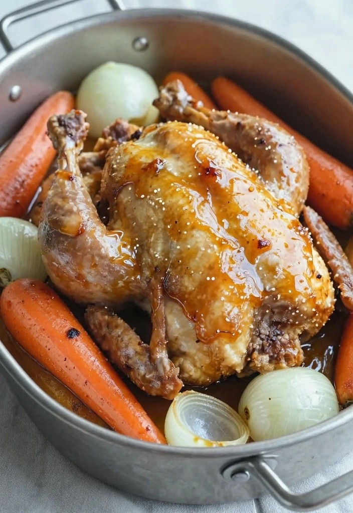 10 Whole Chicken Recipes for Juicy Family Friendly Dinners 56 10 Whole Chicken Recipes for Juicy Family Friendly Dinners - 6. Honey Mustard Whole Chicken with Vegetables