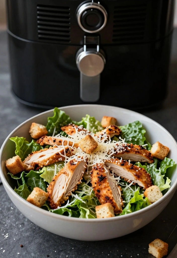 12 Air Fryer Chicken Recipes for Crisp Light Weeknight Dinners 11 12 Air Fryer Chicken Recipes for Crisp Light Weeknight Dinners 11. Air Fryer Chicken Caesar Salad