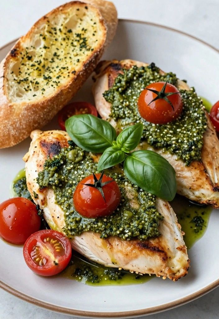 12 Baked Chicken Recipes for Simple Reliable Everyday Cooking 111 12 Baked Chicken Recipes for Simple Reliable Everyday Cooking - 11. Pesto Baked Chicken