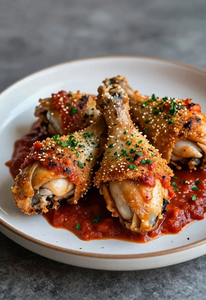 12 Chicken Leg Recipes With Crispy Finishes and Bold Flavors 111 12 Chicken Leg Recipes With Crispy Finishes and Bold Flavors - 11. Garlic Parmesan Chicken Legs