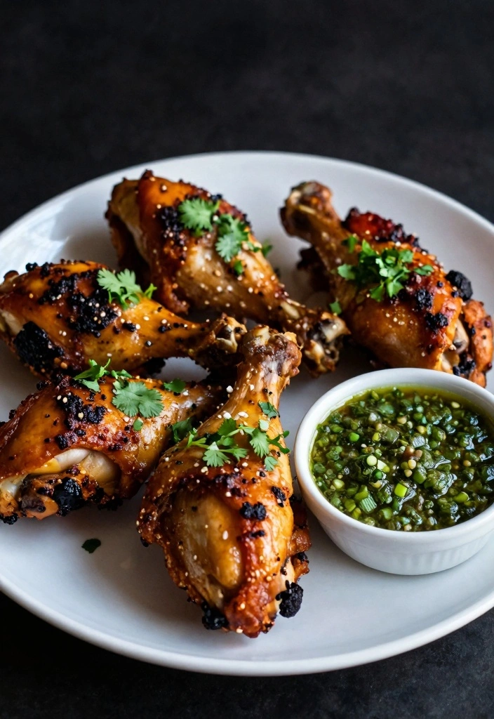 12 Chicken Leg Recipes With Crispy Finishes and Bold Flavors 12 12 Chicken Leg Recipes With Crispy Finishes and Bold Flavors - 2. Spicy Peruvian Chicken Legs