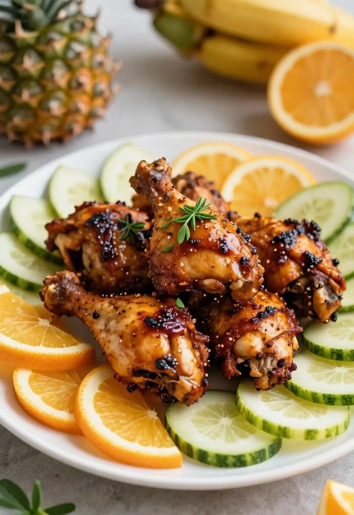 12 Chicken Leg Recipes With Crispy Finishes and Bold Flavors 56 12 Chicken Leg Recipes With Crispy Finishes and Bold Flavors - 6. Caribbean Jerk Chicken Legs