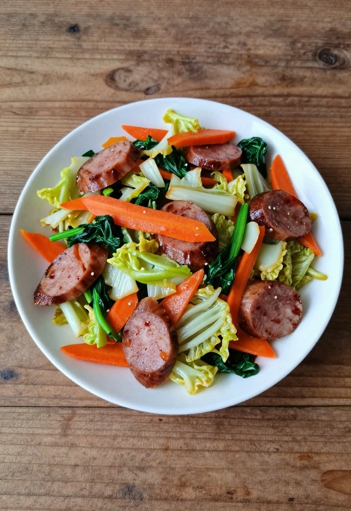 12 Chicken Sausage Recipes for Light Flavorful Dinners 56 12 Chicken Sausage Recipes for Light Flavorful Dinners - 6. Chicken Sausage and Cabbage Stir-Fry