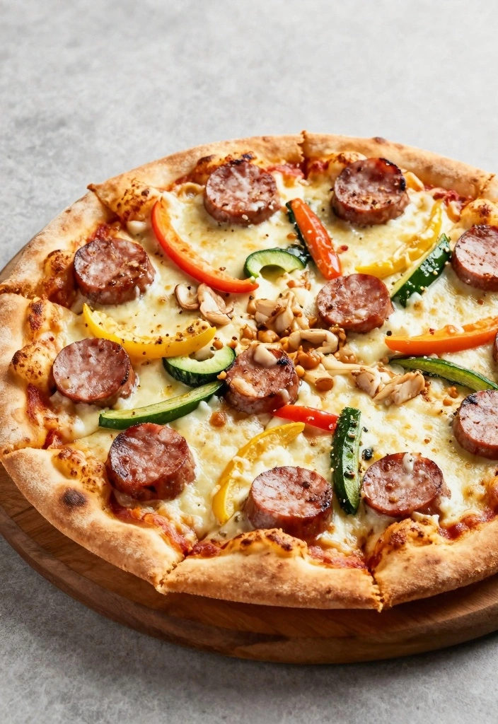 12 Chicken Sausage Recipes for Light Flavorful Dinners 87 12 Chicken Sausage Recipes for Light Flavorful Dinners - 9. Chicken Sausage Pizza with Cauliflower Crust