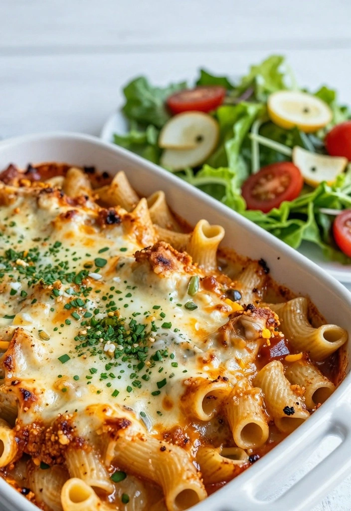 12 Crock Pot Ground Beef Recipes for Easy Rich Slow Cooked Meals 7. Taco Pasta Bake