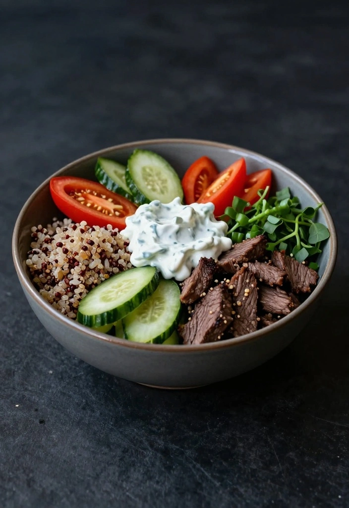 12 Crock Pot Ground Beef Recipes for Easy Rich Slow Cooked Meals 8. Mediterranean Beef Bowl