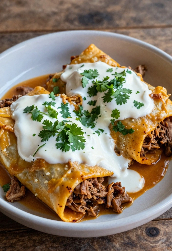 12 Crock Pot Pork Shoulder Recipes for Tender Slow Cooked Dinners 7. Tex Mex Pork Enchiladas