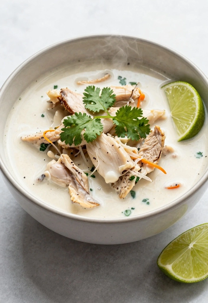 12 Easy Food Recipes With Chicken for Quick Flavorful Meals 123 12 Easy Food Recipes With Chicken for Quick Flavorful Meals - 12. Thai Coconut Chicken Soup