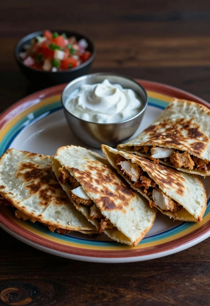 12 Easy Food Recipes With Chicken for Quick Flavorful Meals 56 12 Easy Food Recipes With Chicken for Quick Flavorful Meals - 6. Chicken Quesadillas