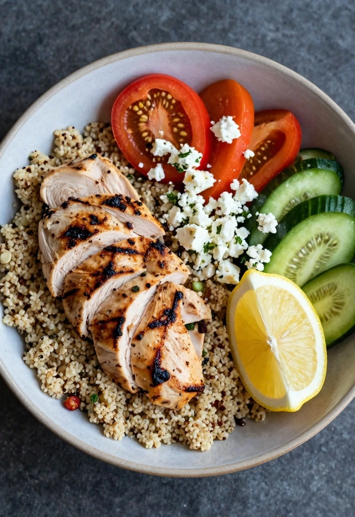 12 Easy Food Recipes With Chicken for Quick Flavorful Meals 78 12 Easy Food Recipes With Chicken for Quick Flavorful Meals - 8. Mediterranean Chicken Bowls