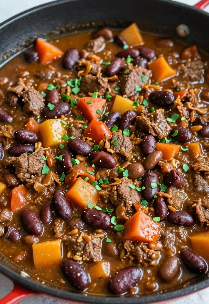 12 Ground Beef Skillet Recipes for Fast One Pan Weeknight Meals 108 12 Ground Beef Skillet Recipes for Fast One Pan Weeknight Meals - 11. Beef and Bean Chili Skillet