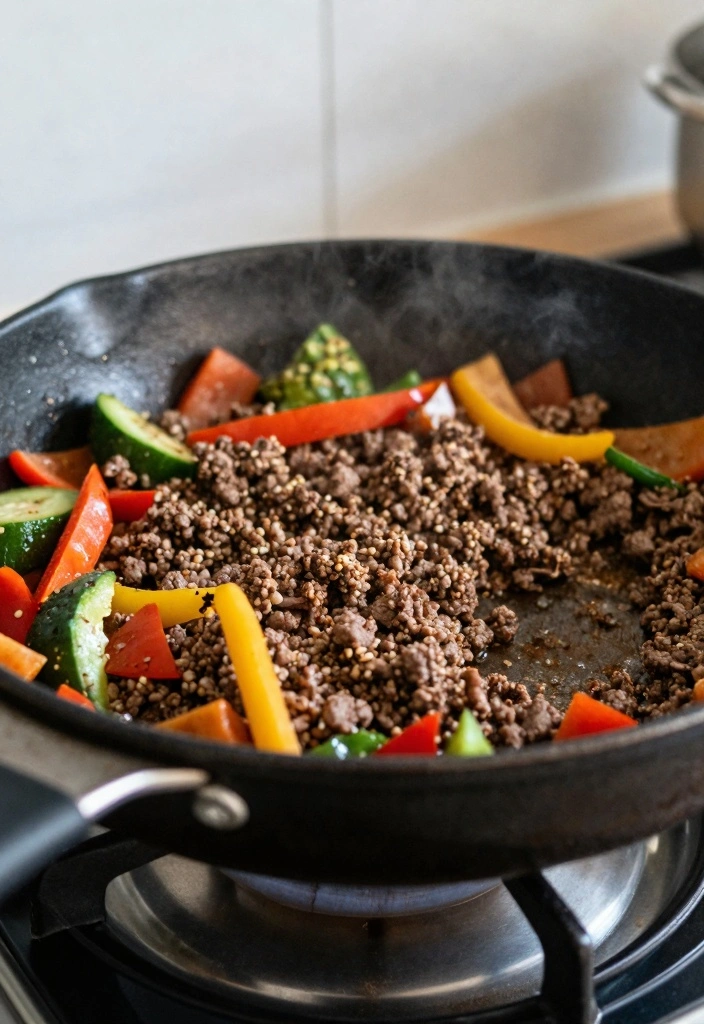 12 Ground Beef Skillet Recipes for Fast One Pan Weeknight Meals 64 12 Ground Beef Skillet Recipes for Fast One Pan Weeknight Meals - 7. Ground Beef and Quinoa Skillet