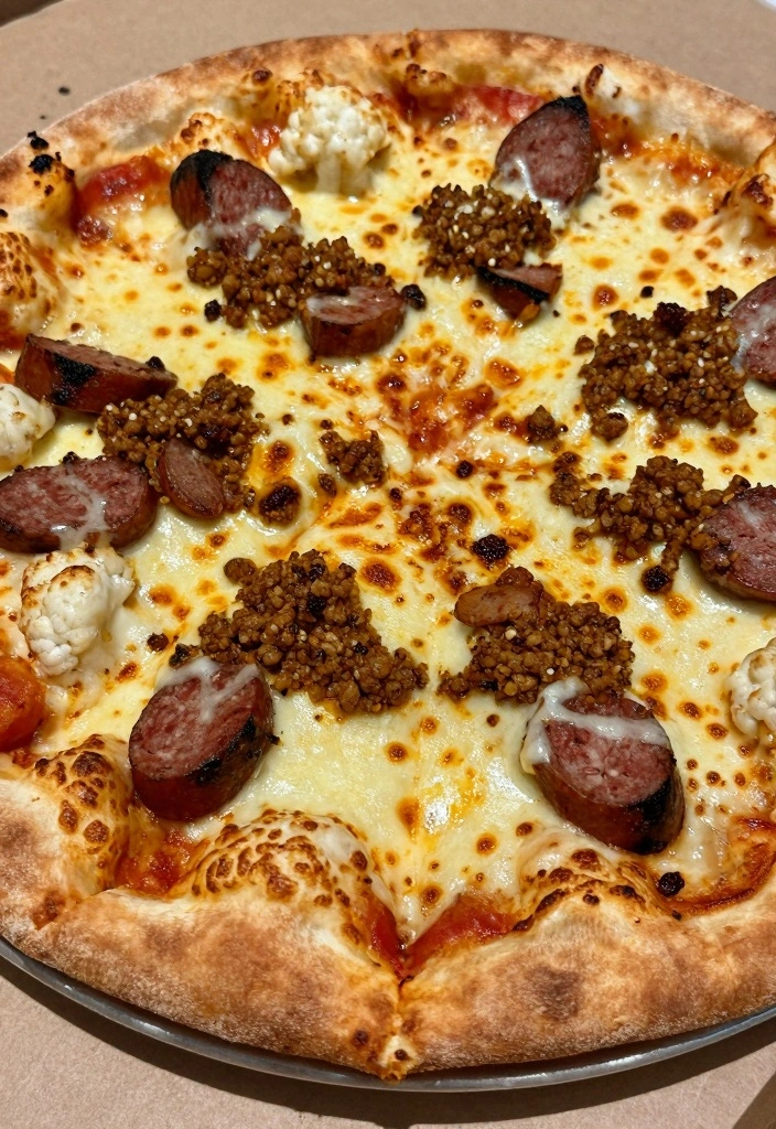 12 Ground Italian Sausage Recipes for Rich Savory Meals 111 12 Ground Italian Sausage Recipes for Rich Savory Meals - 11. Italian Sausage Pizza with Cauliflower Crust