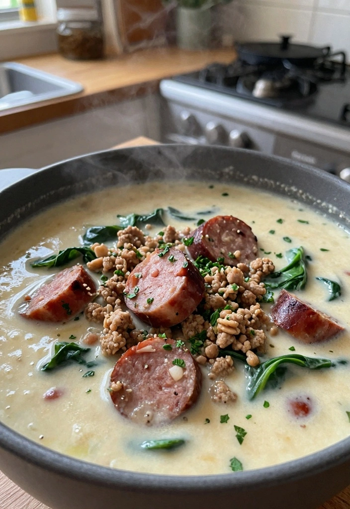 12 Ground Italian Sausage Recipes for Rich Savory Meals 45 12 Ground Italian Sausage Recipes for Rich Savory Meals - 5. Creamy Italian Sausage Soup