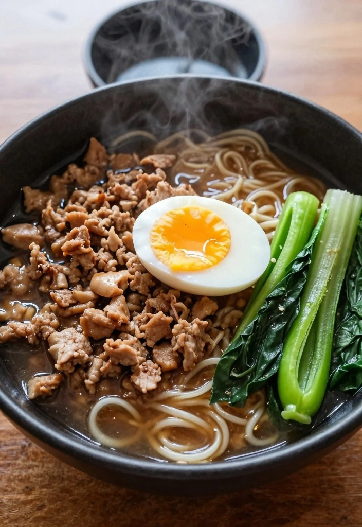 12 Ground Pork Recipes for Quick Savory Dinners 12. Ground Pork Ramen Bowl