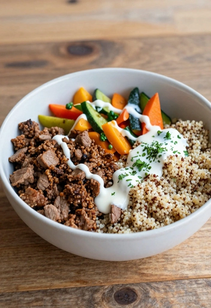 12 Ground Pork Recipes for Quick Savory Dinners 4. Ground Pork and Quinoa Bowl