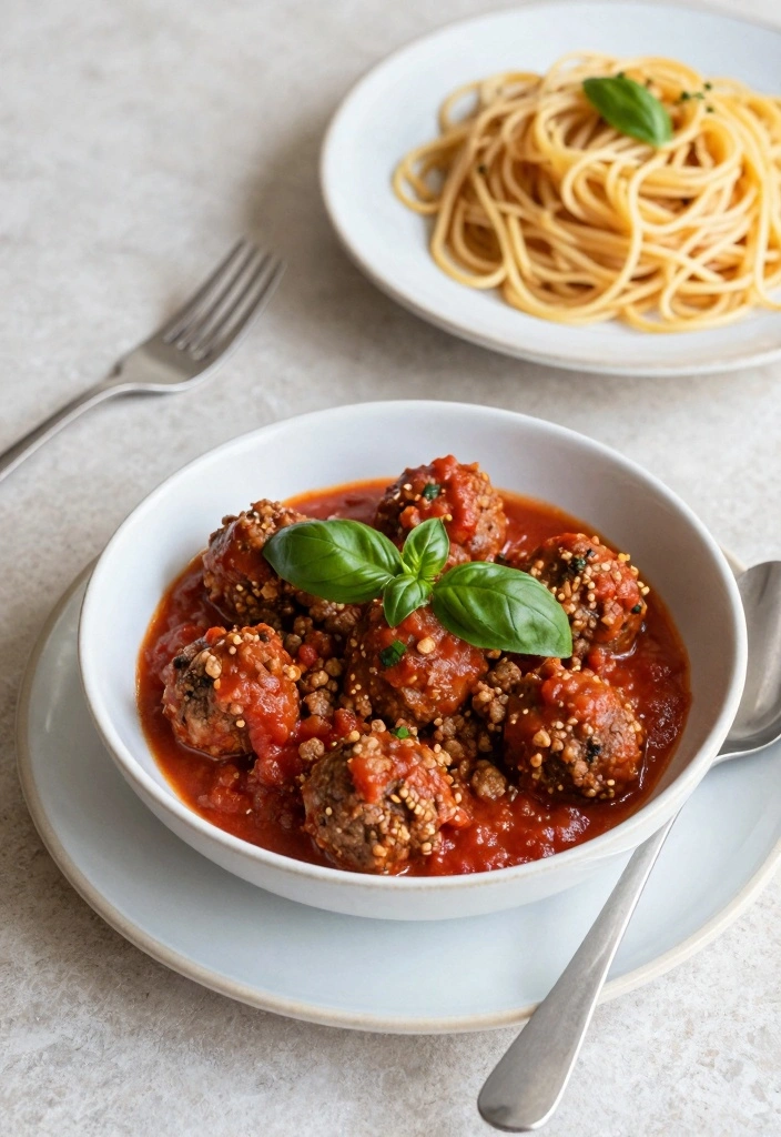 12 Ground Pork Recipes for Quick Savory Dinners 5. Ground Pork Meatballs in Tomato Sauce