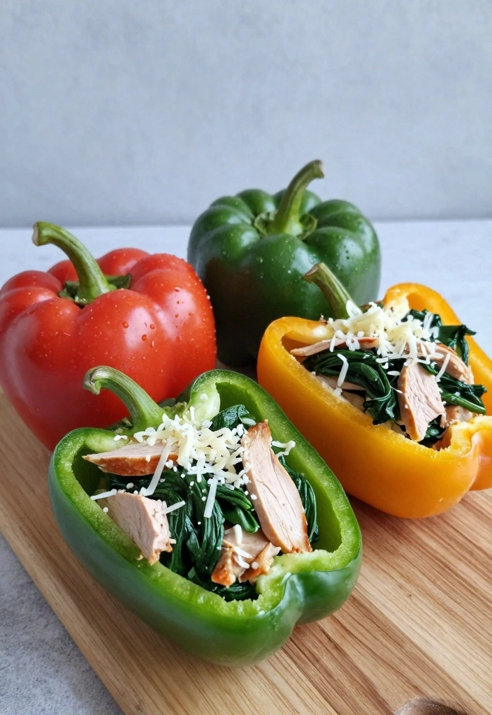 12 Ground Turkey Recipes for Easy Healthy Weeknight Meals 45 12 Ground Turkey Recipes for Easy Healthy Weeknight Meals - 5. Turkey and Spinach Stuffed Peppers