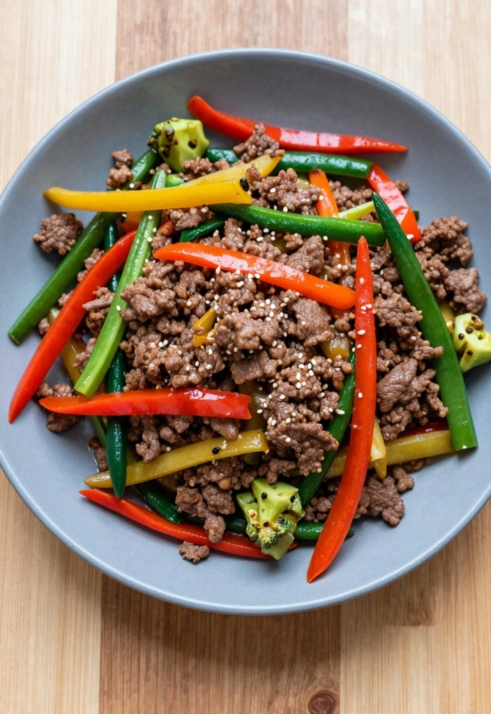 12 Healthy Ground Beef Recipes for Lighter Filling Meals 63 12 Healthy Ground Beef Recipes for Lighter Filling Meals - 7. Beefy Vegetable Stir-Fry