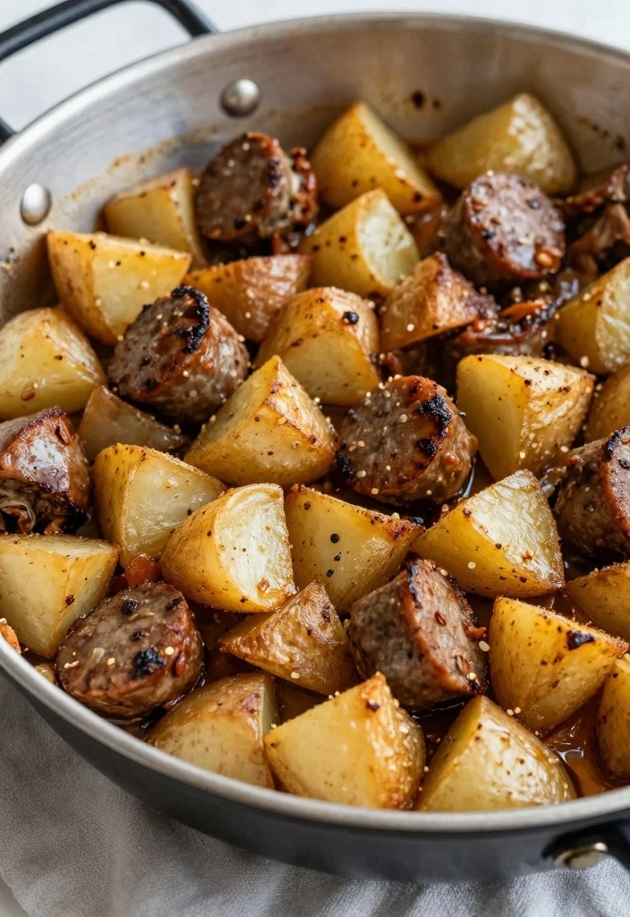 12 Italian Sweet Sausage Recipes for Comforting Everyday Dinners 107 12 Italian Sweet Sausage Recipes for Comforting Everyday Dinners - 11. Italian Sausage and Potato Skillet