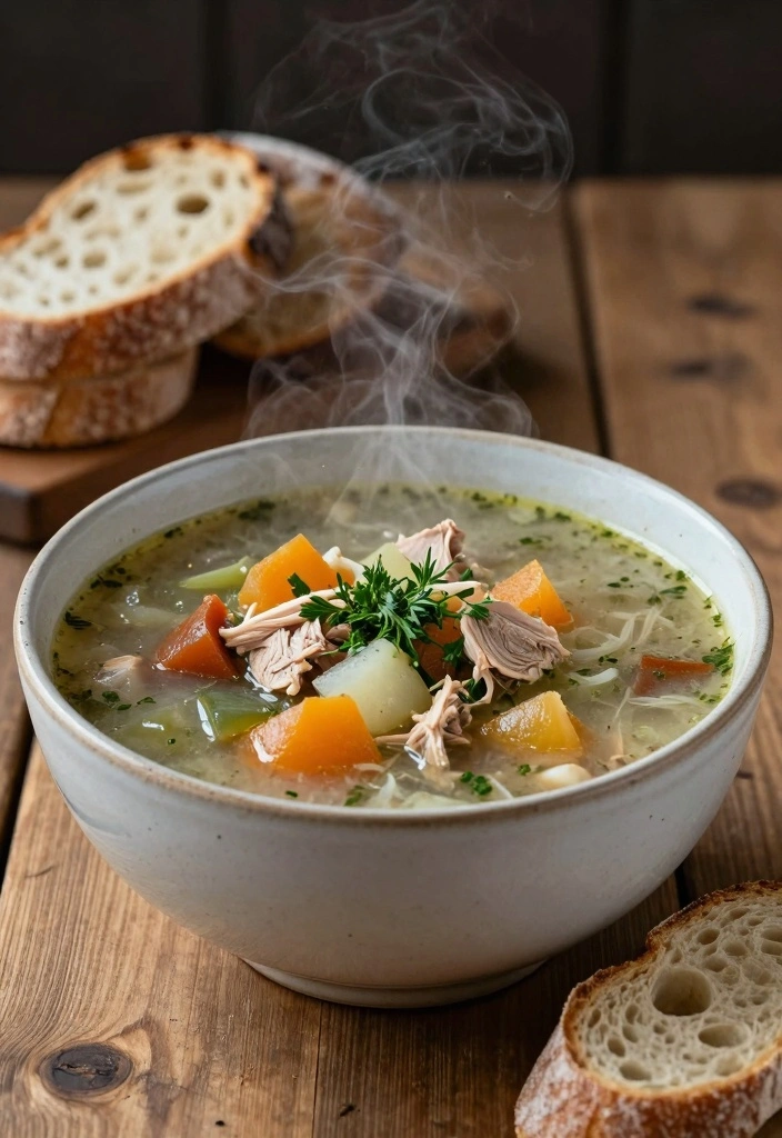 12 Leftover Turkey Recipes for Simple Next Day Meals 1 12 Leftover Turkey Recipes for Simple Next Day Meals - 1. Turkey and Vegetable Soup