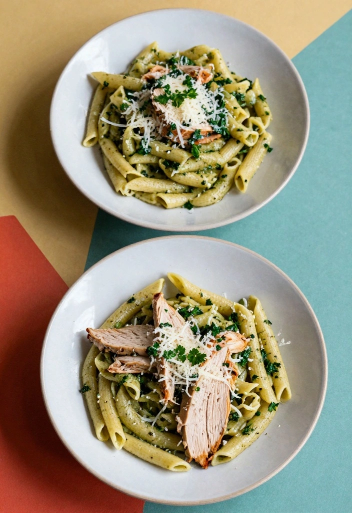 12 Leftover Turkey Recipes for Simple Next Day Meals 89 12 Leftover Turkey Recipes for Simple Next Day Meals - 9. Turkey Pesto Pasta