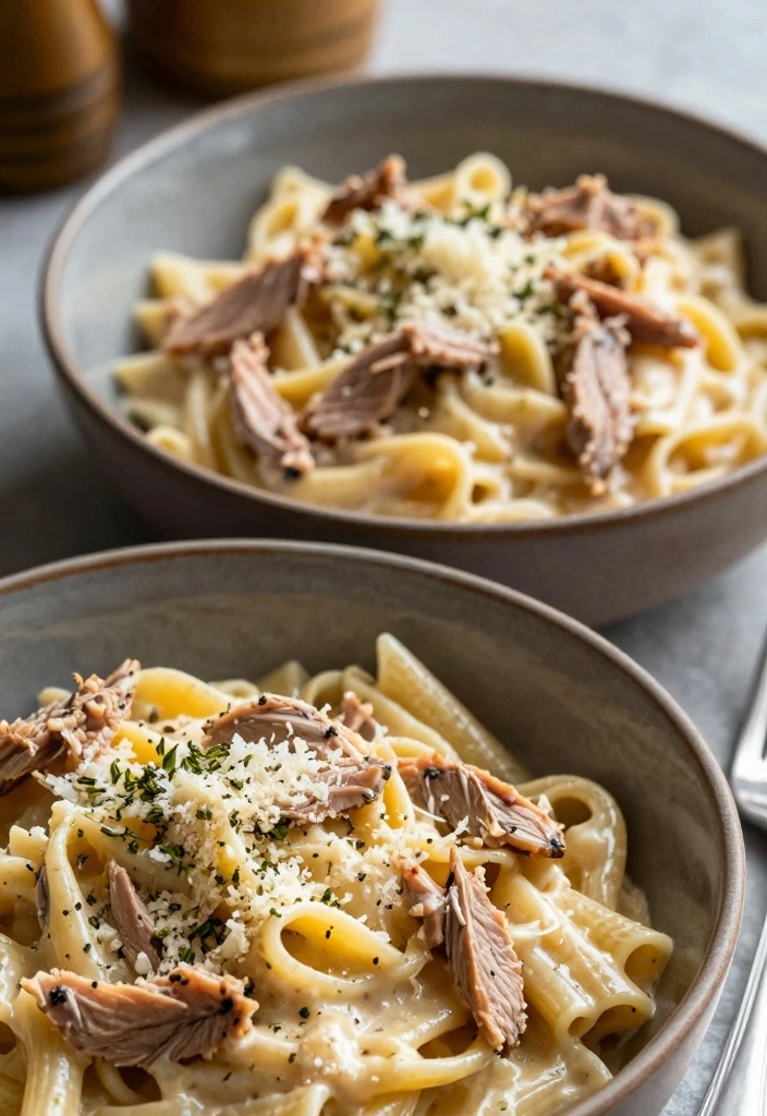 12 Pasta Ground Turkey Recipes for Quick Hearty Weeknight Dinners - 3. One-Pot Turkey Alfredo Pasta