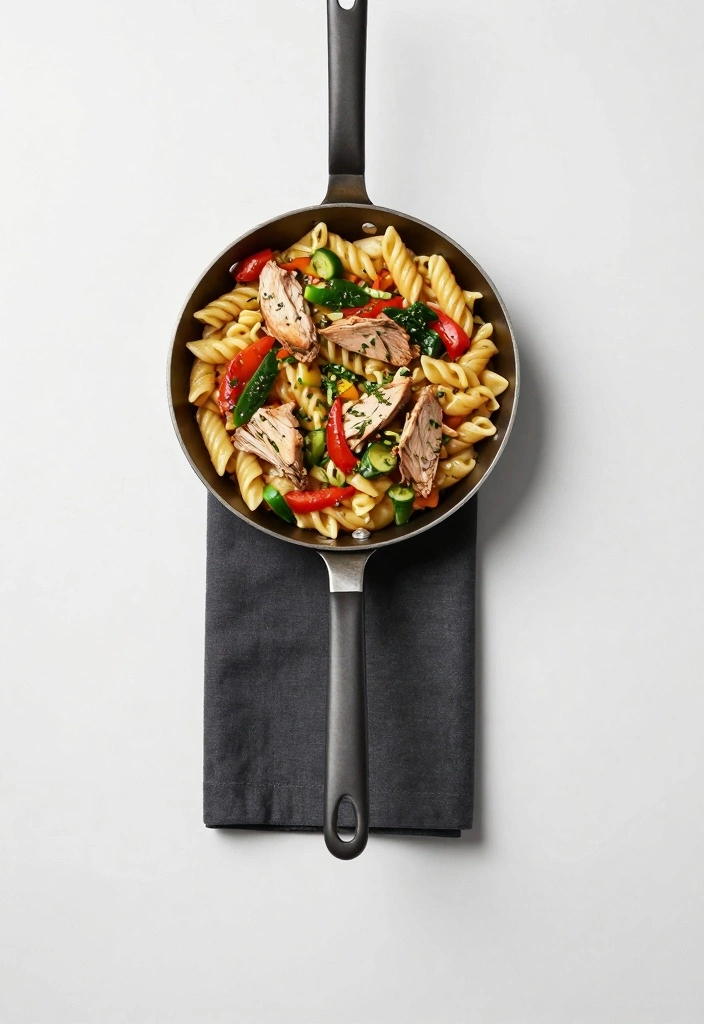 12 Pasta Ground Turkey Recipes for Quick Hearty Weeknight Dinners - 5. Turkey and Vegetable Skillet Pasta