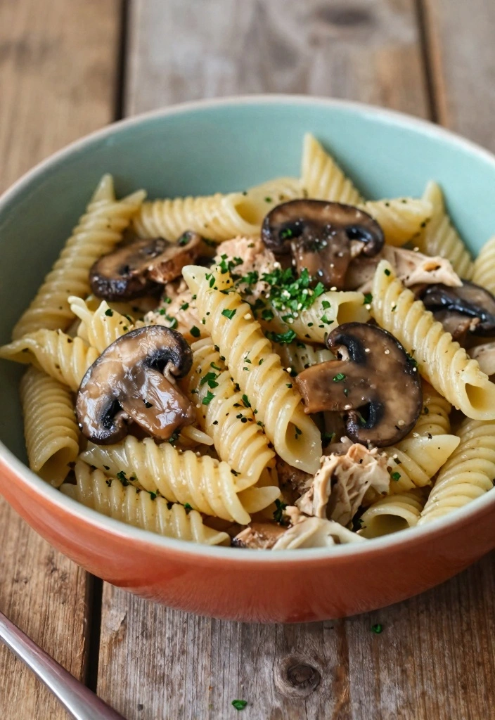 12 Pasta Ground Turkey Recipes for Quick Hearty Weeknight Dinners - 7. Turkey and Mushroom Pasta Primavera