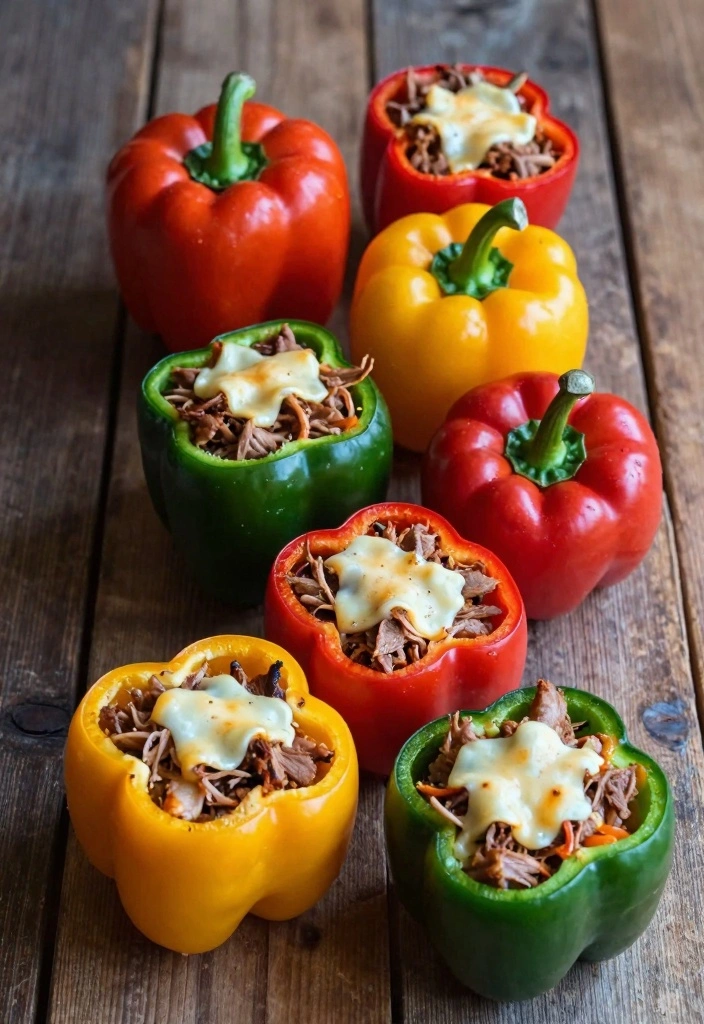 12 Pulled Pork Crock Pot Recipes for Effortless Tender Meals 53 12 Pulled Pork Crock Pot Recipes for Effortless Tender Meals - 6. Pulled Pork Stuffed Peppers