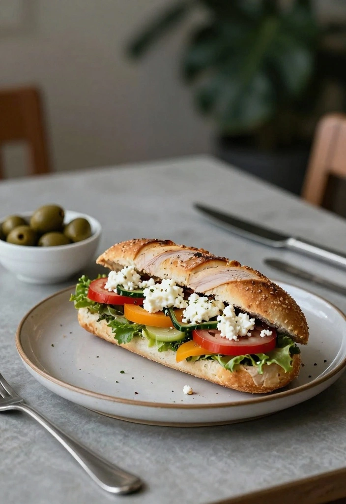 12 Turkey Sandwich Recipes for Fresh Easy Meals 42 12 Turkey Sandwich Recipes for Fresh Easy Meals - 5. Mediterranean Turkey Sandwich