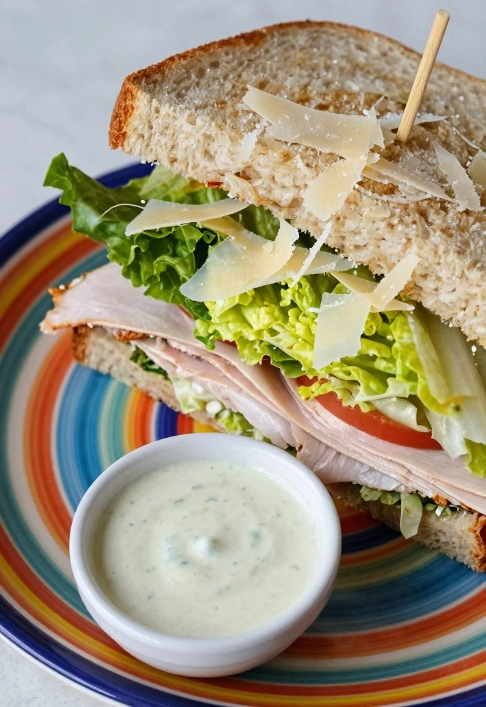 12 Turkey Sandwich Recipes for Fresh Easy Meals 53 12 Turkey Sandwich Recipes for Fresh Easy Meals - 6. Turkey Caesar Sandwich