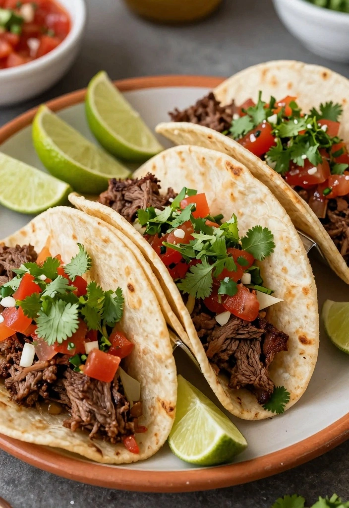 14 Beef Recipes for Comforting Flavorful Dinners at Home 23 14 Beef Recipes for Comforting Flavorful Dinners at Home - 3. Beef Tacos with Cilantro Lime Crema