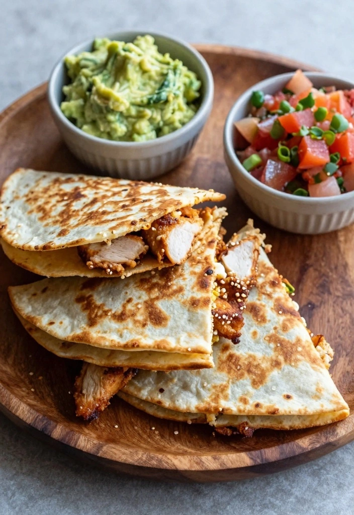14 Rotisserie Chicken Recipes for Fast Tasty Weeknight Meals 78 14 Rotisserie Chicken Recipes for Fast Tasty Weeknight Meals - 8. Chicken Quesadillas
