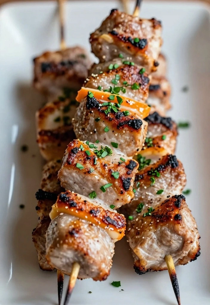 15 Pork Recipes for Easy Flavorful Dinners 144 15 Pork Recipes for Easy Flavorful Dinners - 14. Pork Kebab Skewers