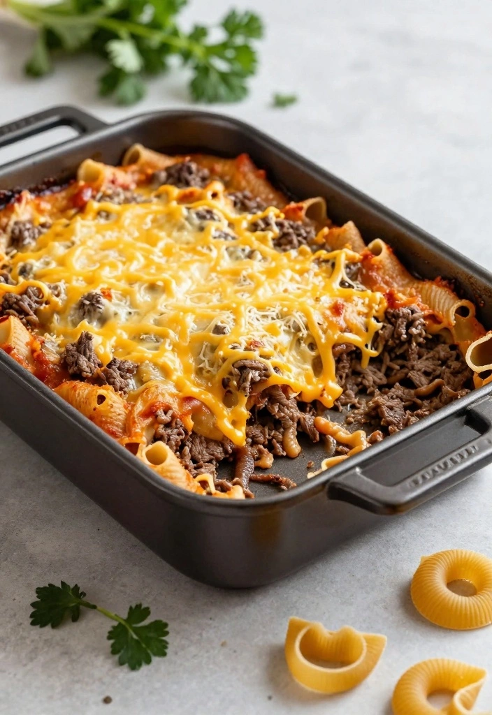 15 Recipes Using Ground Beef for Quick Family Friendly Dinners 111 15 Recipes Using Ground Beef for Quick Family Friendly Dinners - 11. Beef Pasta Bake