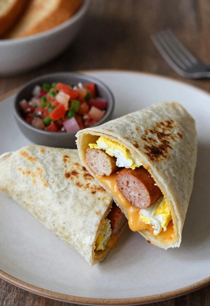 9 Apple Chicken Sausage Recipes for Sweet Savory Easy Dinners 89 9 Apple Chicken Sausage Recipes for Sweet Savory Easy Dinners - 9. Apple Chicken Sausage Breakfast Burritos